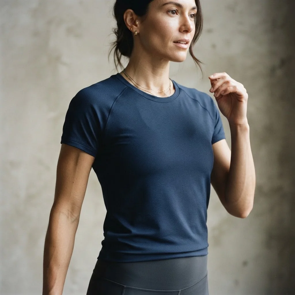 GIFTECH performance tee in navy